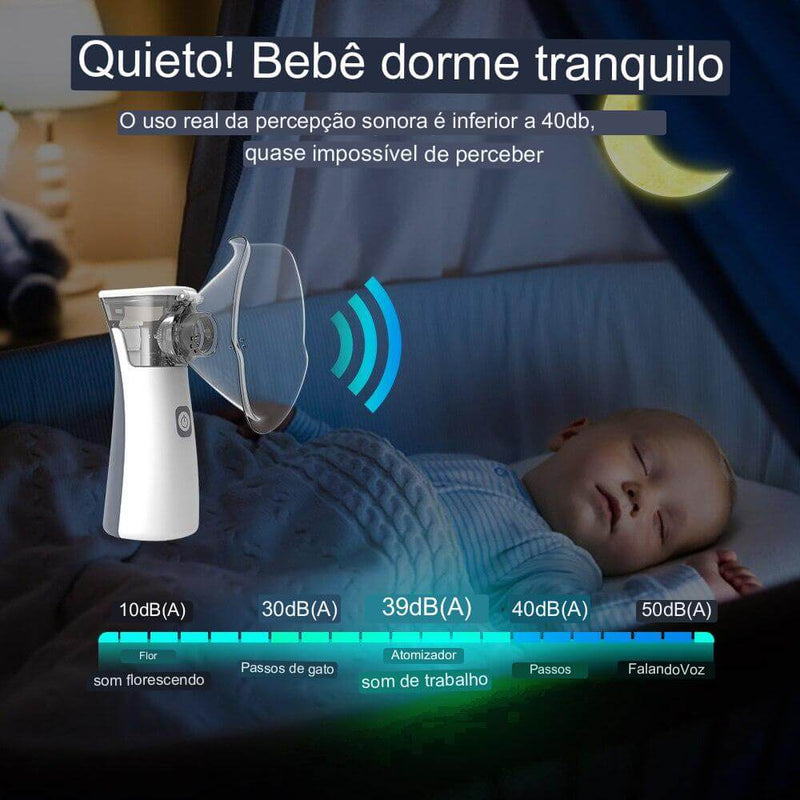 NEBULIZE Pro® - Mini Nebolizador Portátil- DESCONTO DE 5% NO PIX